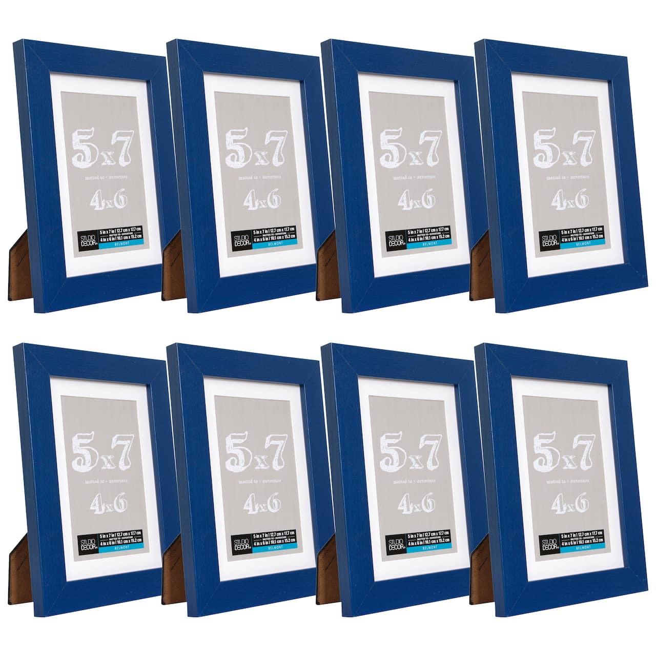 8 Pack: Sapphire Blue Belmont Picture Frame by Studio Décor®